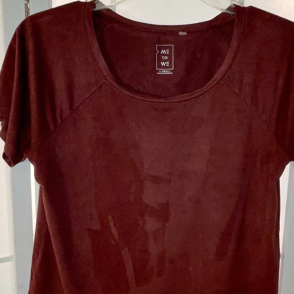 Me To We Faux Suede Crop Top - Picture 2 of 4